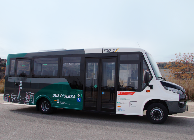 Olesa’s M2 urban bus introduces new vehicle and changes to the route and timetables
