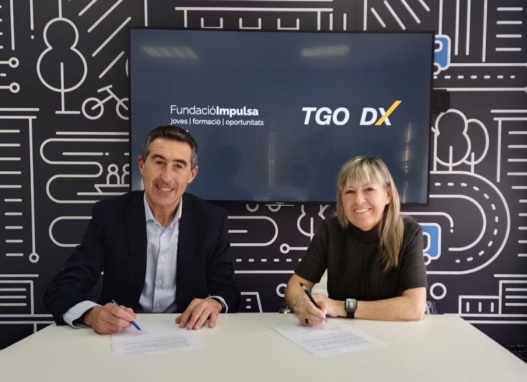 TGO DX signs an agreement as the Promoting Organization of the Impulsa Foundation